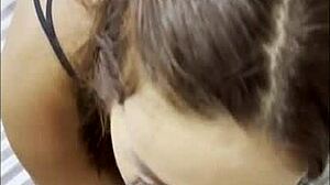 getting a big load on my face from amateur cumshot