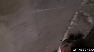 Sebastian sucks uncut cock in latin leche