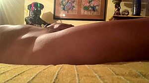 Lying completely naked on the bed, I beg to be treated like a prostitute and show how