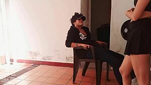 Amateur Colombian Thanks with Hard Anal Fuck, Deepthroat, and Doggy Style in Homemade Video.