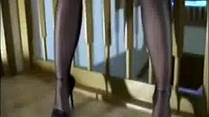 Check out joyce in nylon stockings pov 😍