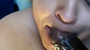 mexican bbw woman relaxes in her home after a long day