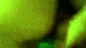 Dildo fucks tight pussy and ass