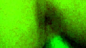 Dildo fucks tight pussy and ass