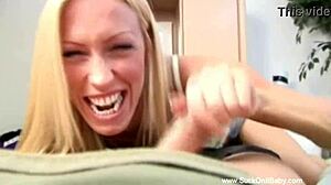 this hot milf gives an awesome blowjob in 69 style