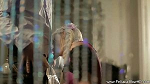 blonde couple in fantasy erotic scene