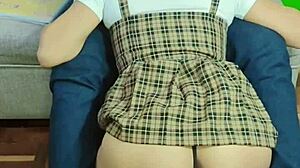 Stepdaughter Scolded And Fucked Hard In College By Stepdad