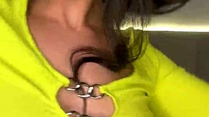 Hot Amateur Rips Clothes To Show Natural Tits!