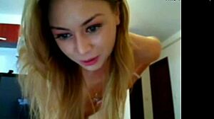 Cute Blonde Feels Humiliation During Rough Assfucking on Webcam