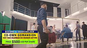 BIG TITTED BRUNETTE IN BODYSUIT TODAY AT GGMANSION!