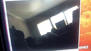 Young Girl Rides Cock on Hairy Sofa
