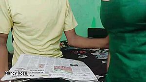 Pinky and her devar at home alone