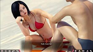 horny teen 18+ grinds big ass on huge cock