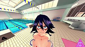 Koikatsu midnight midoriya intensely performs blowjob handjob and cumshot in my hero academia uncensored