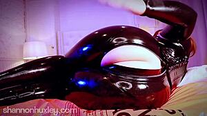 Shannon Huxley's Filthy Latex Fetish Compilation Stuns!