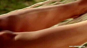 Sensual Lesbians Kissing Loving Life with Fun