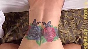 Tattooed MILF Sarah Jessie Savoring Hot Cumshot in Hotel POV