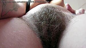 Hey, check out this super hairy bush on her!
