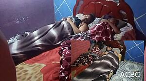 Stepdaughter Fucked Hard from Behind by Stepdad Beside Sleeping Mom