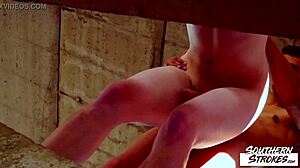 Luke Geer Pounds That Twink Outdoors!