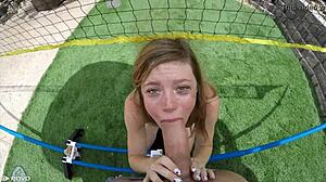 Fucking A Sporty Badminton Chick Mia Collins