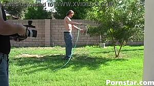 Watch sexy girls shine in backstage action.