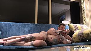 Kelsi Lynn Rides James Deens Monster Cock Hard!