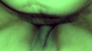 my stepsister moans as my cock massages her