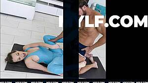 brittany takes that monster cock deep in her pussy and throat