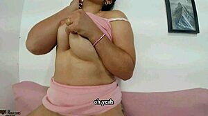 Watching porn, I touch my stepsister and we lick each other's bodies