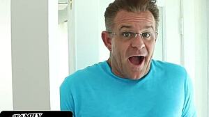 brittany takes that monster cock deep in her pussy and throat