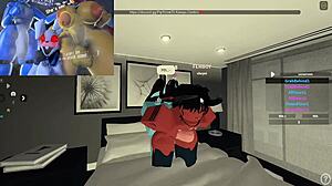 Fucking my first femboy shemale in the bedroom scene