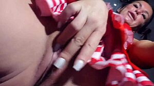 Slave Gets Strap-On Fucked After Licking