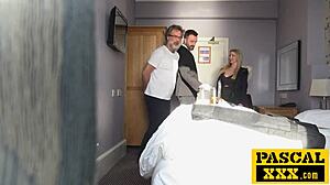 Big Tits British Manager Says, 'Fuck Me with Your Monster Cock in Hotel'