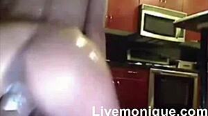 Livemonique's dirty webcam creampie show!