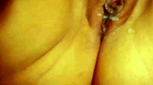 while i play call of duty, he fucks my curvy pussy in cowgirl position with a creampie