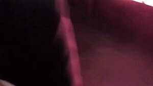 Skinny ebony sucks and fucks hard BBC after wet dream.