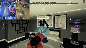 Fucking my first femboy shemale in the bedroom scene