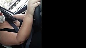 Dirigindo e me mastubando - os caminhoneiros adoraram