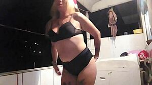 I give blowjob to blonde brazilian, oops.