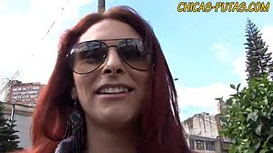 Colombian instructor fucks student with big tits