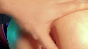 Amateur POV anal intensely fucks sexy milf's big ass, causing gape.