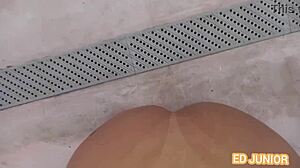 ed junior fucks young girl bareback in red sheer