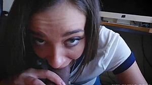 Gia Paige Suck Off Her Stepbros Big Cock