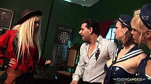 Hey, these kinky milfs are riding big cocks hard! 😈