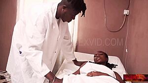 Ebony MILF Patient Compensates Doctor With Rough Fuck