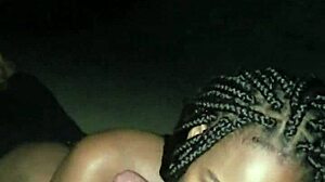 Intense Sloppy Blowjob on Big Black Cock.