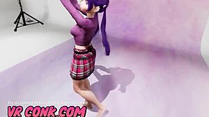 Vr Conk Photoshoot Where Shizuka Daydreams Of Intense Fingering And Blowjob In 3d Hentai 😍