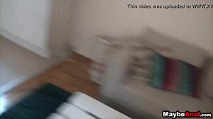 Euro blonde babe Vanda Lust gets her tight asshole fucked anally in amateur sex.