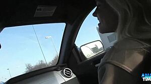 Lovely coed shay golden rides hard cock in doggystyle